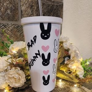 Bad bunny stainless steel cup